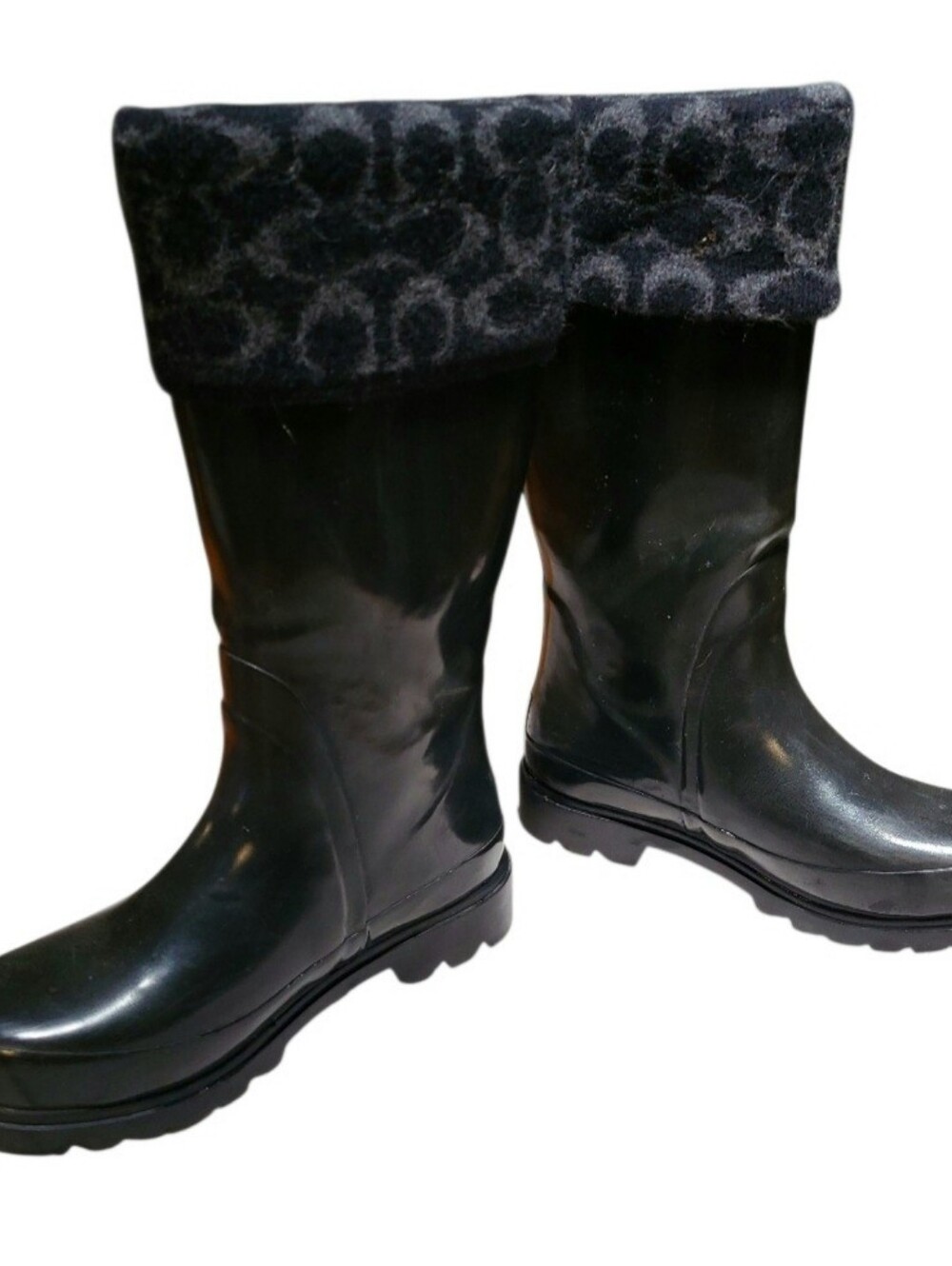 Coach Leatherware Rainboots 5B